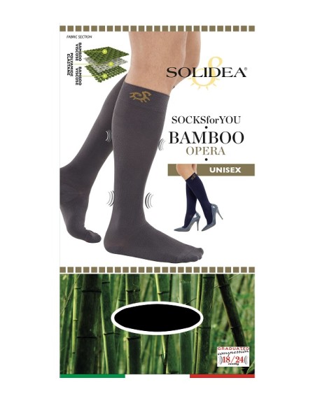 SOCKS FY BAMBOO OPERA NERO L