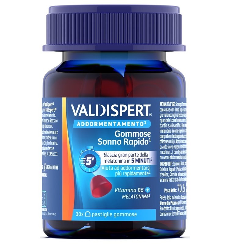 VALDISPERT NATURAL&SLEEP 30 PASTIGLIE GOMMOSE VALDISPERT NATURAL&SLEEP 30 PASTIGLIE GOMMOSE