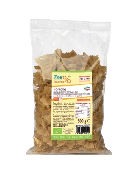 FARFALLE RISO SEMIGR BIO 500G