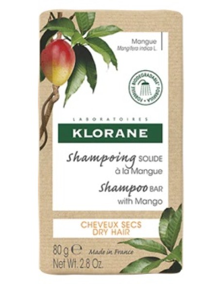 KLORANE SHAMPOO SOLIDO MANGO 80 G