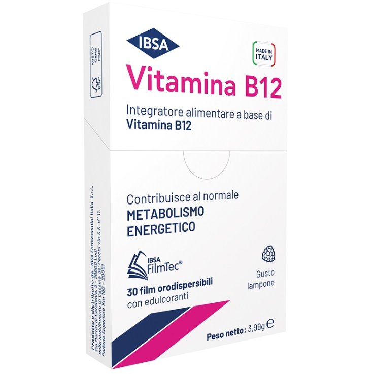 VITAMINA B12 IBSA 30FILM ORALI VITAMINA B12 IBSA 30FILM ORALI