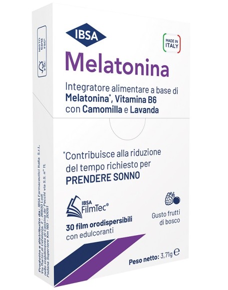 MELATONINA IBSA 30FILM ORALI