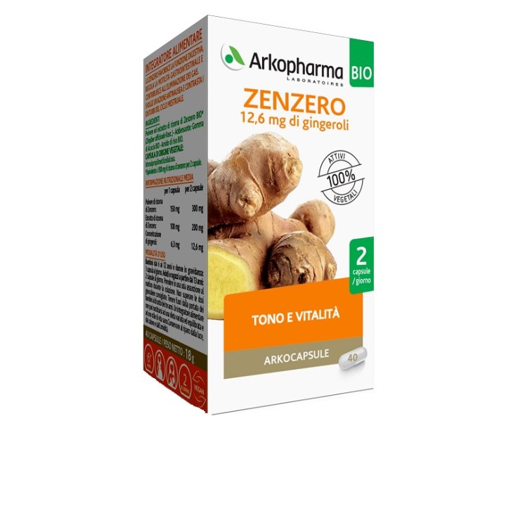 ARKOCAPSULE ZENZERO BIO 40CPS ARKOCAPSULE ZENZERO BIO 40CPS