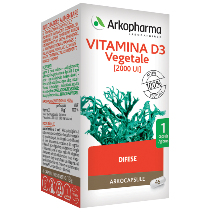 ARKOCAPSULE Vit.D3 VEG.45Cps ARKOCAPSULE Vit.D3 VEG.45Cps