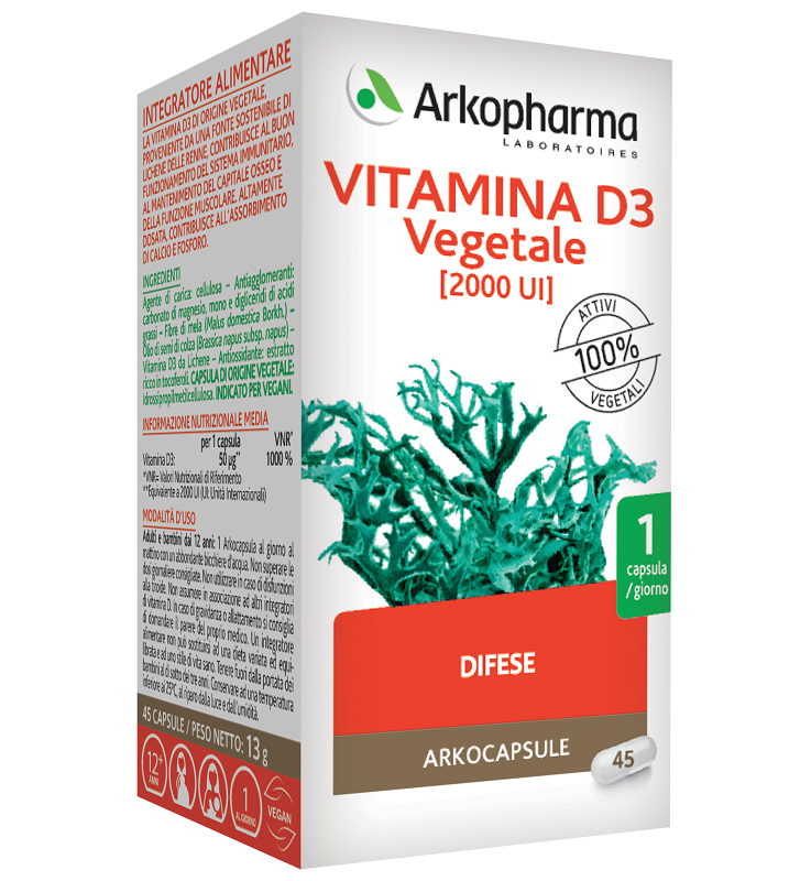 ARKOCAPSULE Vit.D3 VEG.45Cps