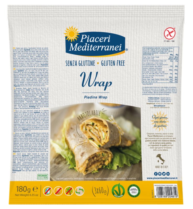 PIACERI MED.Piadina Wrap 180g PIACERI MED.Piadina Wrap 180g