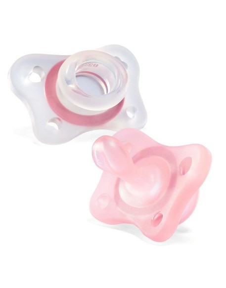 CHICCO GOMMOTTINO GIRL SILICONE 2-6 MESI 2 PEZZI ITA C