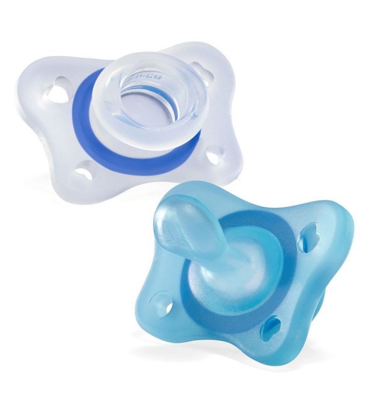 CHICCO GOMMOTTINO BOY SILICONE 2-6 MESI 2 PEZZI ITA C