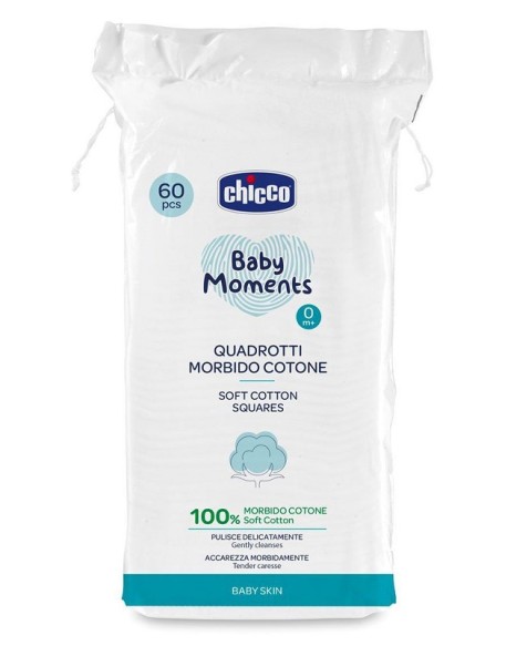 CHICCO BABY MOMENTS QUADROTTI 60 PEZZI