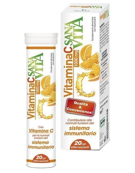 SANAVITA VITAMINA C 20 COMPRESSE EFFERVESCENTI