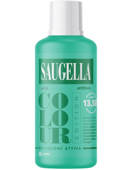 SAUGELLA ATTIVA COLOUR EDITION DETERGENTE IGIENE INTIMA 500ML