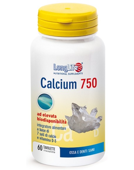 LONGLIFE CALCIUM 750 MG 60 TAVOLETTE