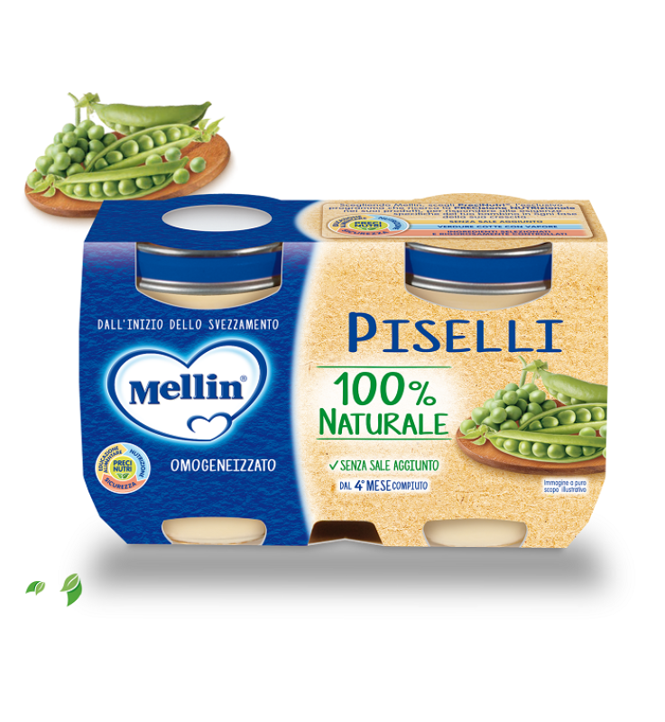 OMO MELLIN Piselli 2x125g