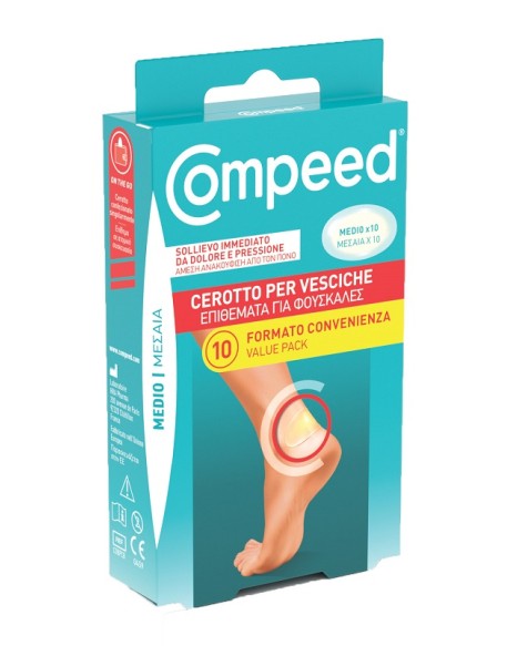 CEROTTI COMPEED PER VESCICHE MEDIO 10 PEZZI CARTON