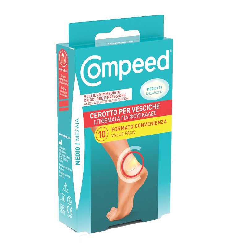 CEROTTI COMPEED PER VESCICHE MEDIO 10 PEZZI CARTON