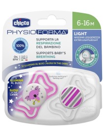 CHICCO SUCCHIETTO LIGHT LUMINOSO SILICONE 6-16 MESI 2 PEZZI