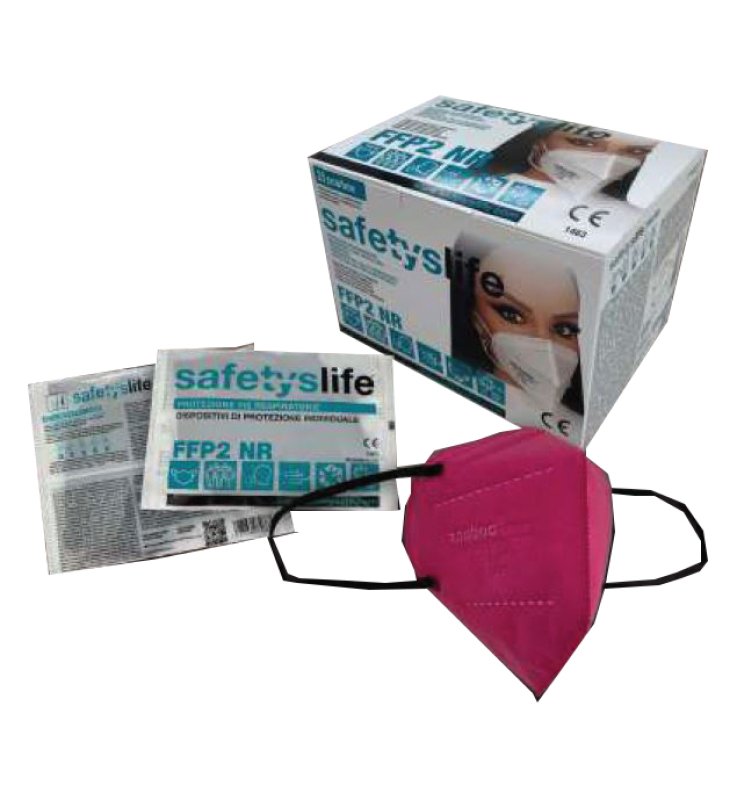 SEMIMASCHERA FILTRANTE FFP2 ROSA 1 PEZZO
