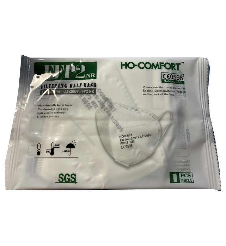 HO-COMFORT FFP2 FILTERING HALF MASK BIANCO 1 PEZZO