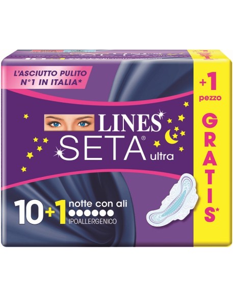 LINES SETA ULTRA NOTTE 10+1PZ<