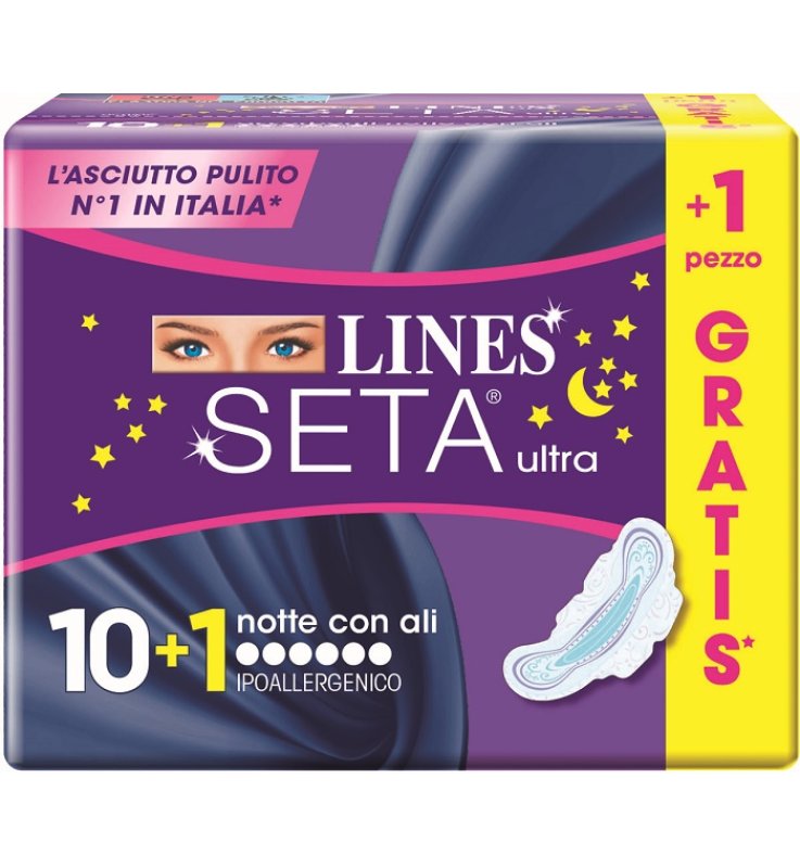 LINES SETA ULTRA NOTTE 10+1PZ<