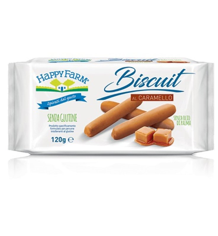 HAPPY FARM Bisc.Caramello 120g