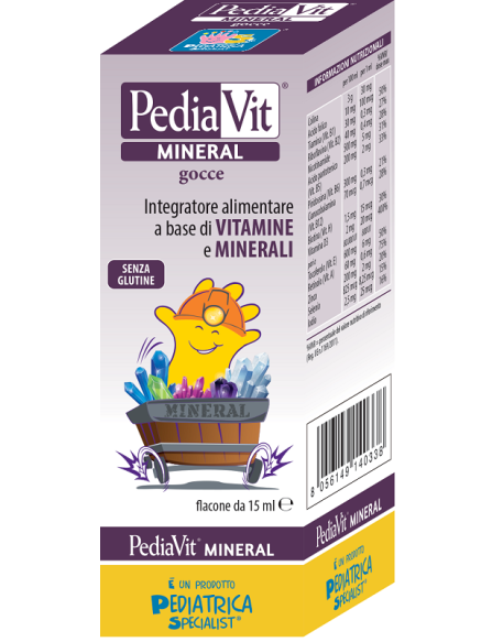 PEDIAVIT MINERAL GOCCE 15ML