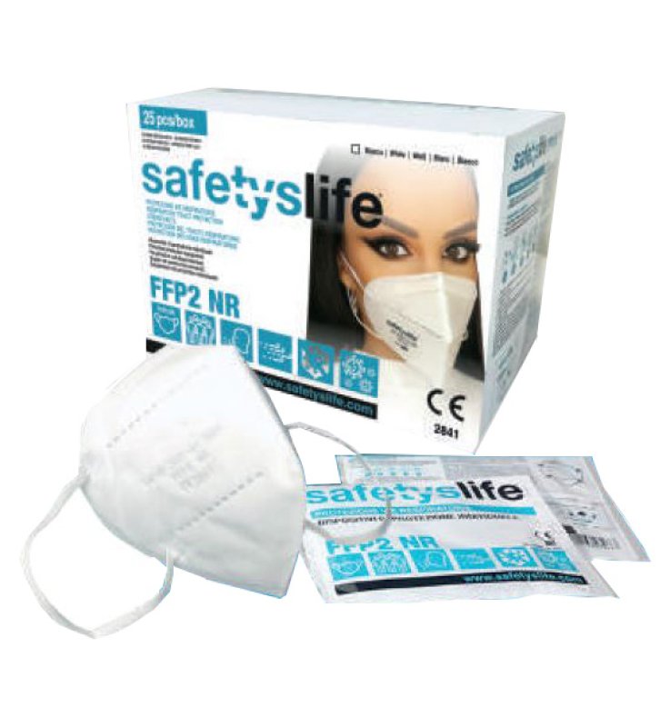 SAFETYSLIFE MASCHERINA FFP2 TRN BIANCA 25 PEZZI