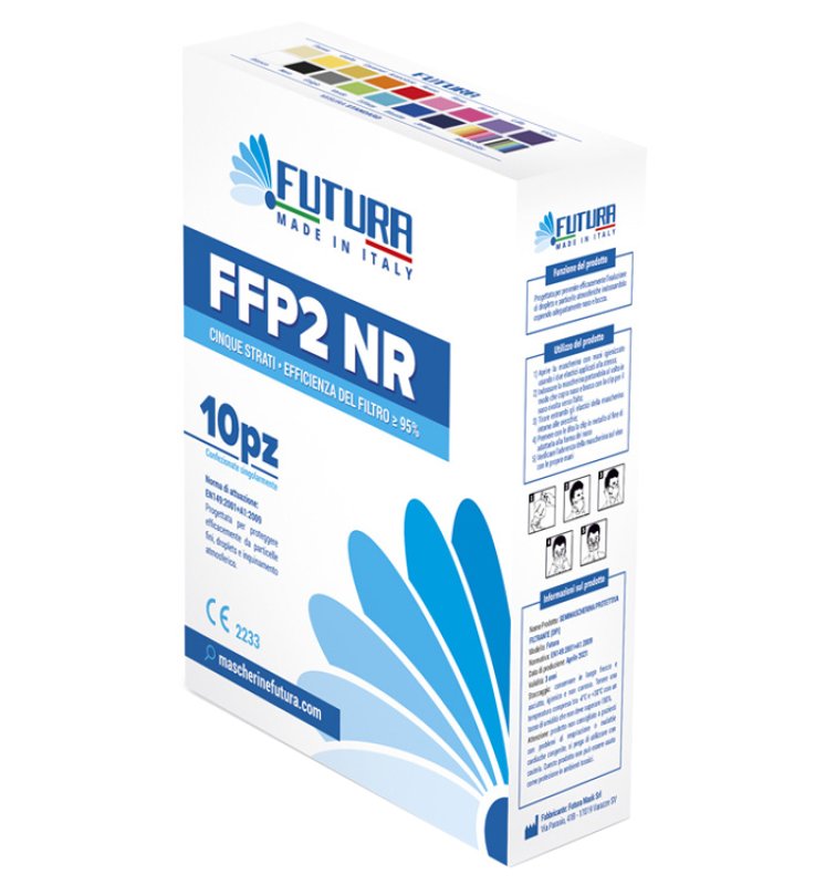 FUTURA SEMIMASCHERINA FFP2 SMALL ROSA 10 PEZZI
