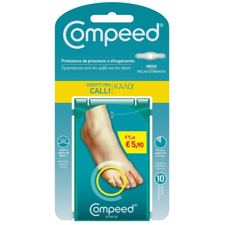 COMPEED CALLI MEDIO 10PZ PROMO COMPEED CALLI MEDIO 10PZ PROMO