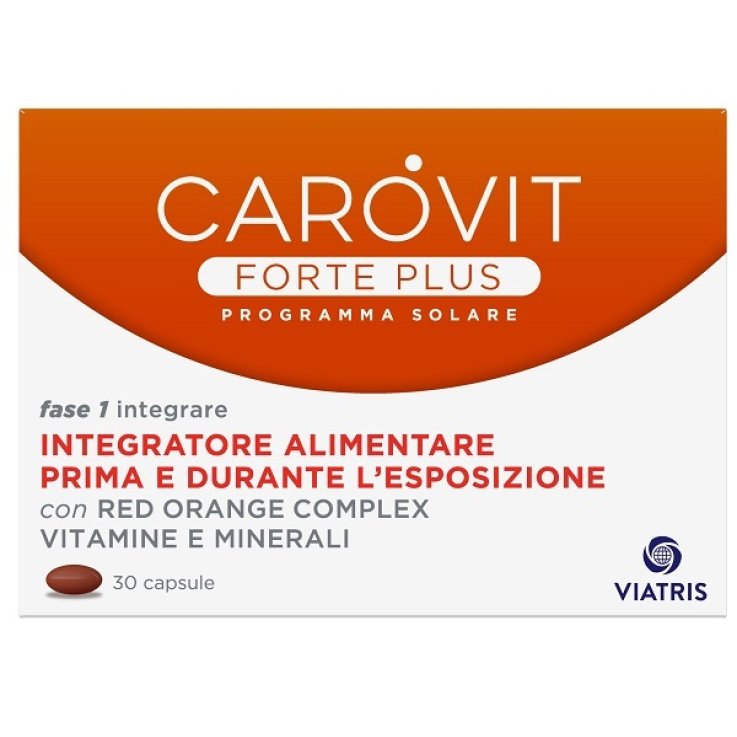 CAROVIT FORTE PLUS PROGRAMMA SOLARE 30 CAPSULE CAROVIT FORTE PLUS PROGRAMMA SOLARE 30 CAPSULE
