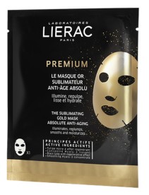 LIERAC PREMIUM MASCHERA ORO 4P