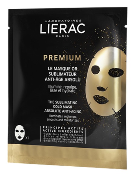 LIERAC PREMIUM MASCHERA ORO 4P