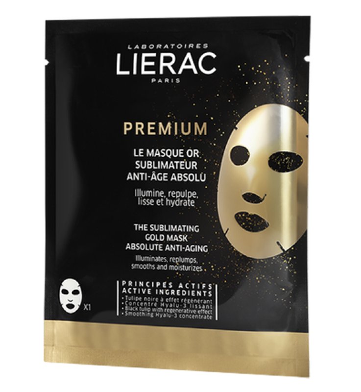 LIERAC PREMIUM MASCHERA ORO 4P