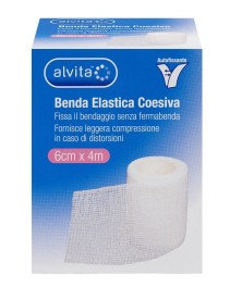 BENDA ELASTICA COESIVA ALVITA 6X4