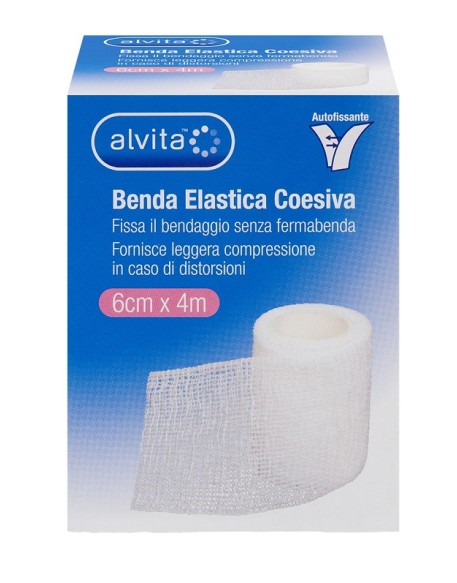 BENDA ELASTICA COESIVA ALVITA 6X4