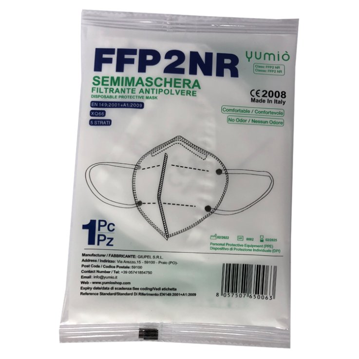 MASCHERINA SEMIFILTRANTE XQ66 FFP2 NR 1 PEZZO MASCHERINA SEMIFILTRANTE XQ66 FFP2 NR 1 PEZZO