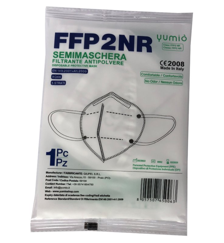 MASCHERINA SEMIFILTRANTE XQ66 FFP2 NR 1 PEZZO