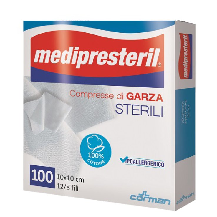 GARZA MEDIPRESTERIL 12/8 10X10 GARZA MEDIPRESTERIL 12/8 10X10