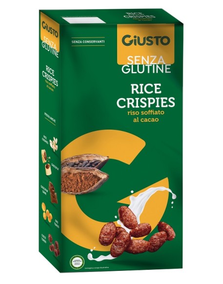 GIUSTO S/G RICE CRISPIES CACAO