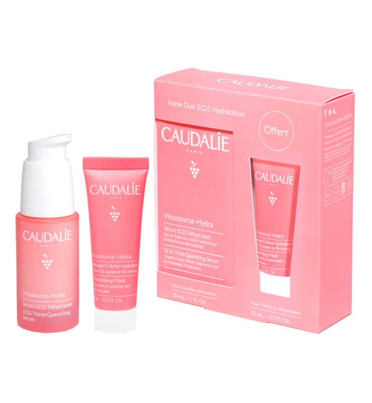 VINOSOURCE HYDRA COFANETTO SIERO 2022 1 SIERO VISO 30 ML + 1MASCHERA VISO 15 ML