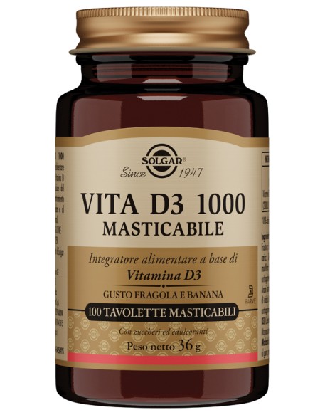 VITA D3 1000 100 TAVOLETTE MASTICABILI