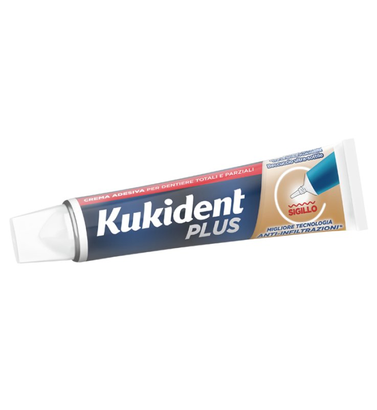 KUKIDENT PLUS SIGILLO ANTI INFILTRAZIONI CREMA ADEISVA DENTIERE 40 G
