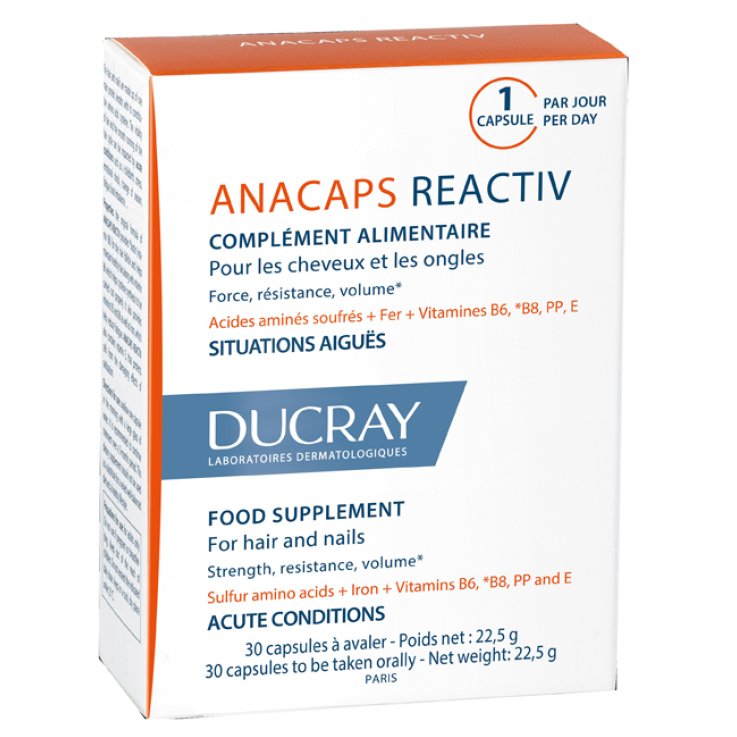 DUCRAY ANACAPS REACTIV CAPELLI SITUAZIONE OCCASIONALE 30 CAPSULE DUCRAY ANACAPS REACTIV CAPELLI SITUAZIONE OCCASIONALE 30 CAPSULE