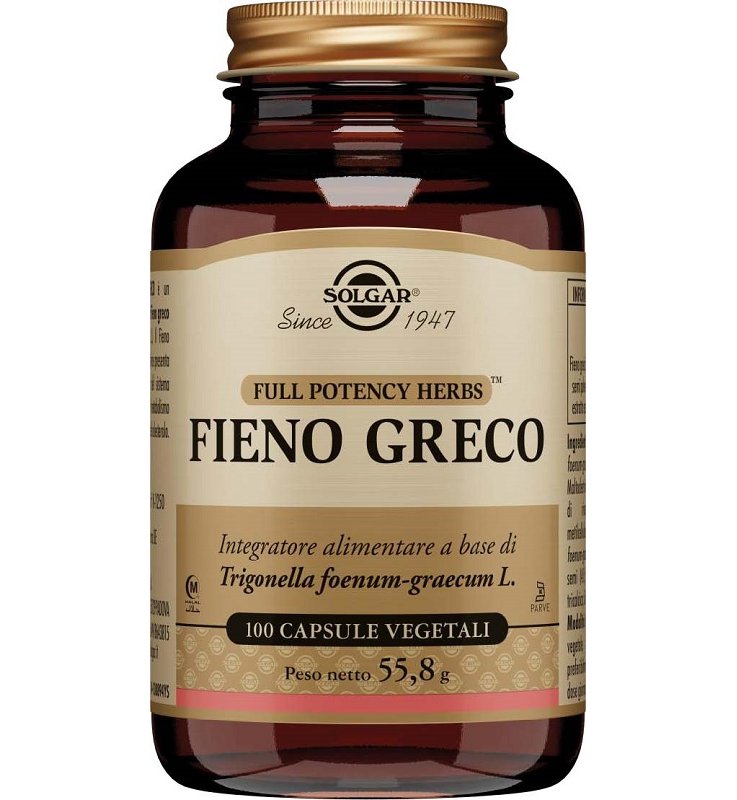 FIENO GRECO 100CPS SOLGAR FIENO GRECO 100CPS SOLGAR