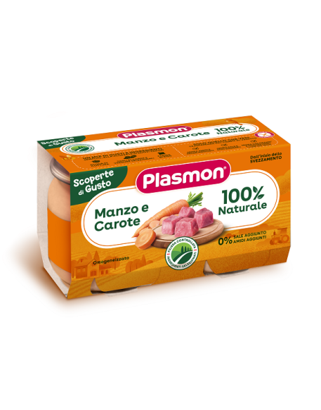 OMOG PLASMON MANZO/CAROTE 2X120G