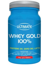 WHEY GOLD 100% Fragola 750g