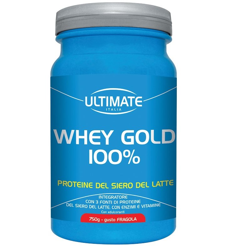 WHEY GOLD 100% Fragola 750g