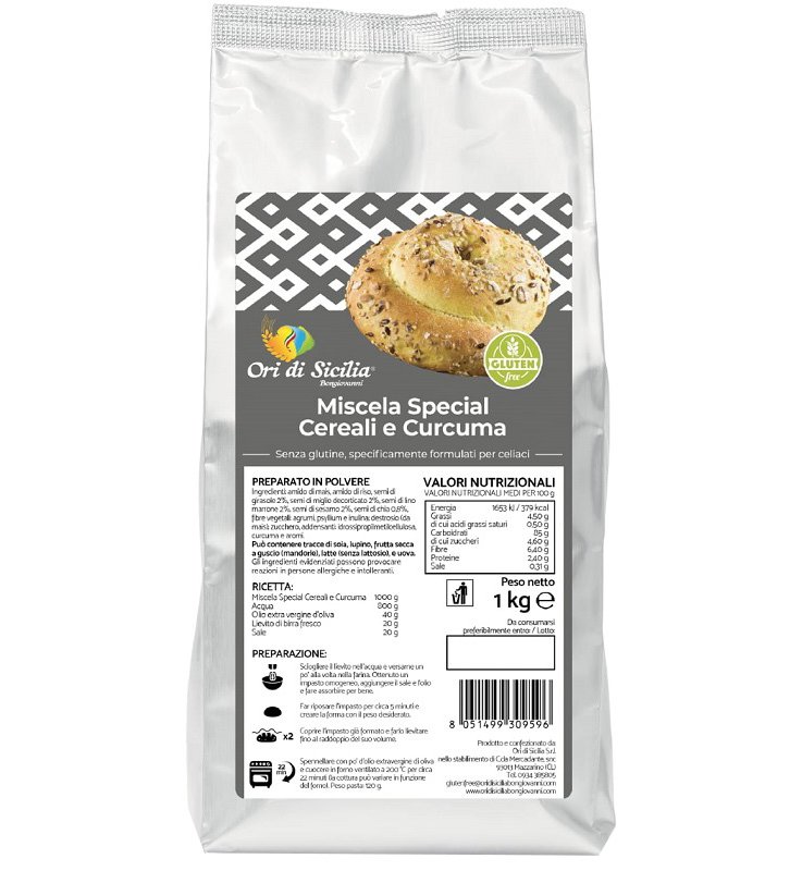 ORI DI SICILIA Mix Cer/Curc1Kg ORI DI SICILIA Mix Cer/Curc1Kg