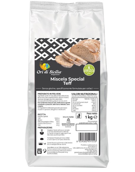 ORI DI SICILIA Mix Teff 1Kg