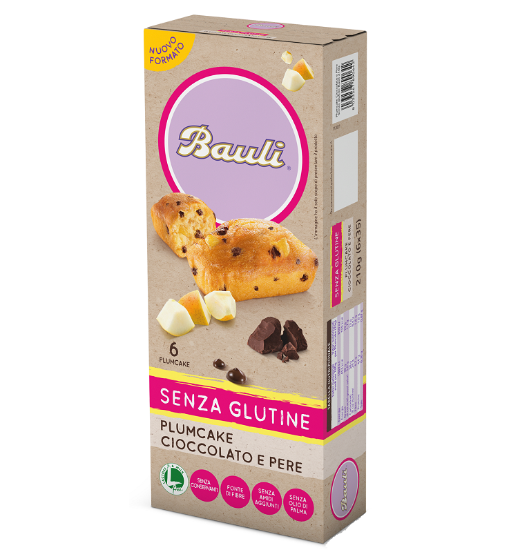 BAULI Plumcake S/G Ciocc.Pere BAULI Plumcake S/G Ciocc.Pere